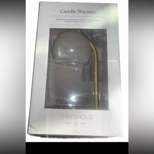 Target Lamp Candle Warmer White Frosted - Threshold 11" (NEW)